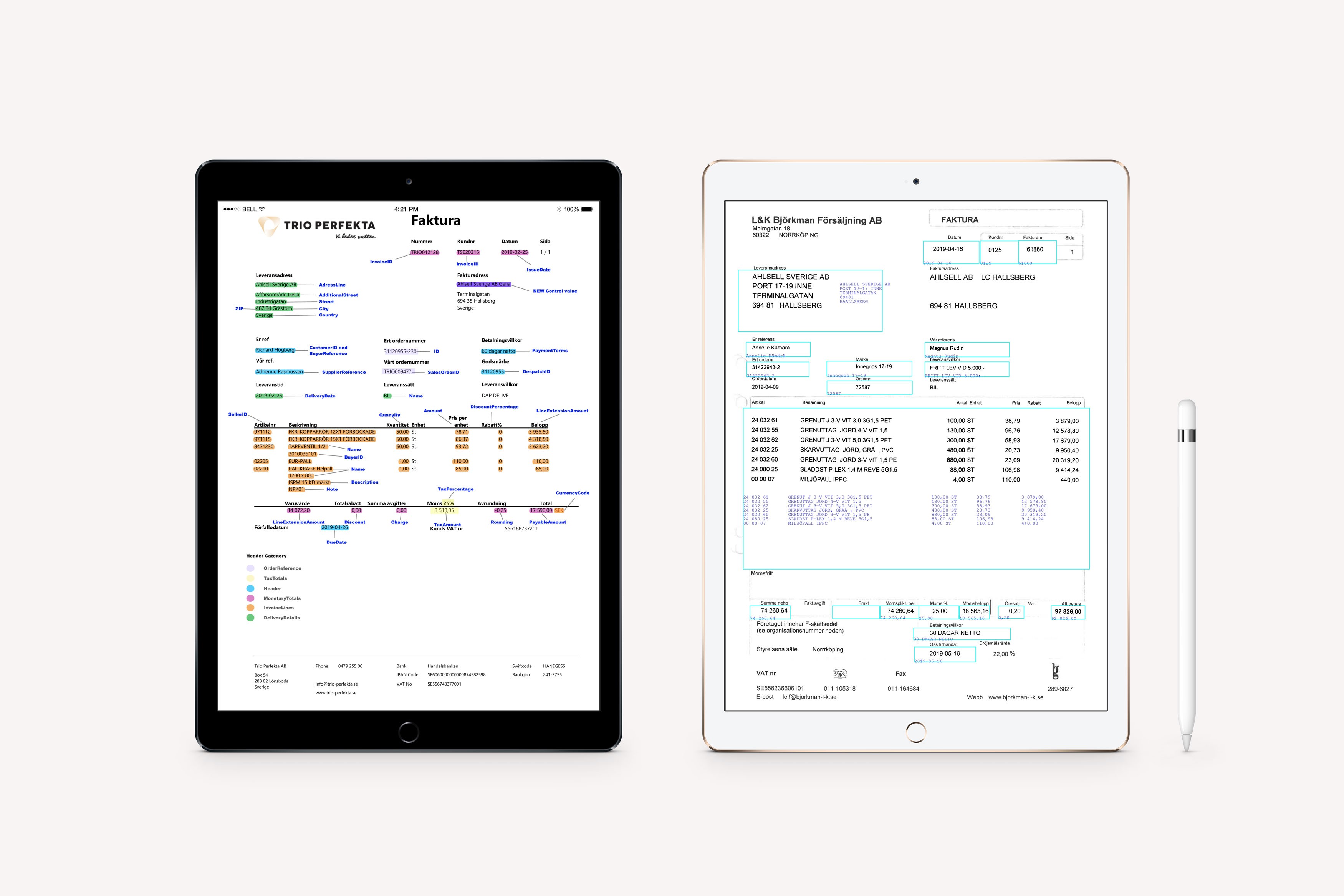 A DL-based invoice handling solution ensures a faster document turnover